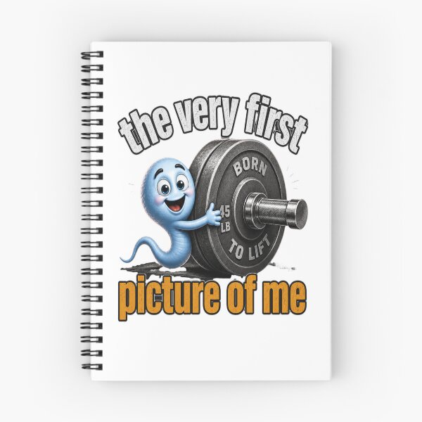 Item preview, The Very First Picture of Me – Funny Weightlifting designed and sold by JansenGS.