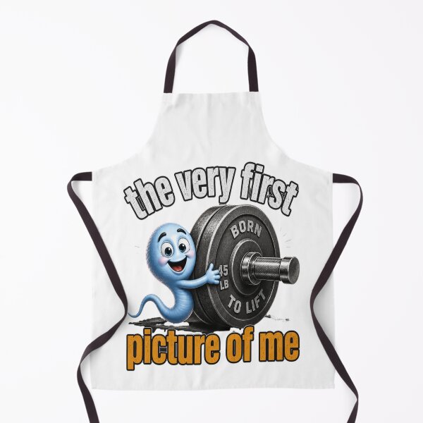 Item preview, The Very First Picture of Me – Funny Weightlifting designed and sold by JansenGS.