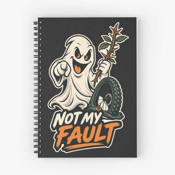 Item preview, Tubeless Tubby | Funny MTB Halloween Ghost Sticker Gang Hallo Mountain Bike Gift designed and sold by SingleTrackes.