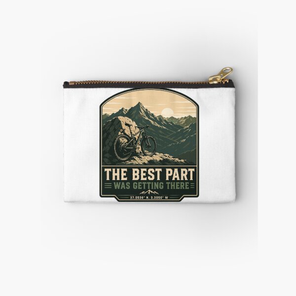 Item preview, The Best Part Was Getting There Mountain Bike Design | MTB Adventure Shirt designed and sold by SingleTrackes.