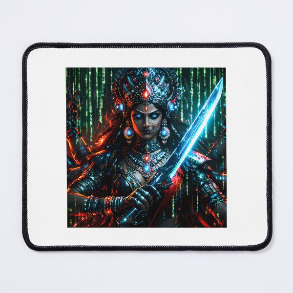 Item preview, Durga Sword Hindu God Art designed and sold by scale-sdenae.