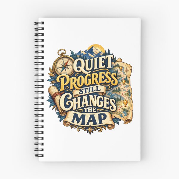 Item preview, El progreso silencioso sigue cambiando el mapa. designed and sold by Mosslume Studio.
