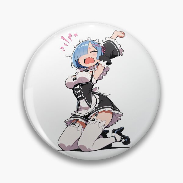 Item preview, Chibi Rem Yawning Maid Sticker designed and sold by RGB-crayon.