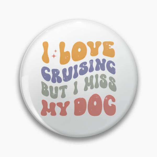 Item preview, I Love Cruising But I Miss My Dog - Retro Colorful designed and sold by radford-nakesha.