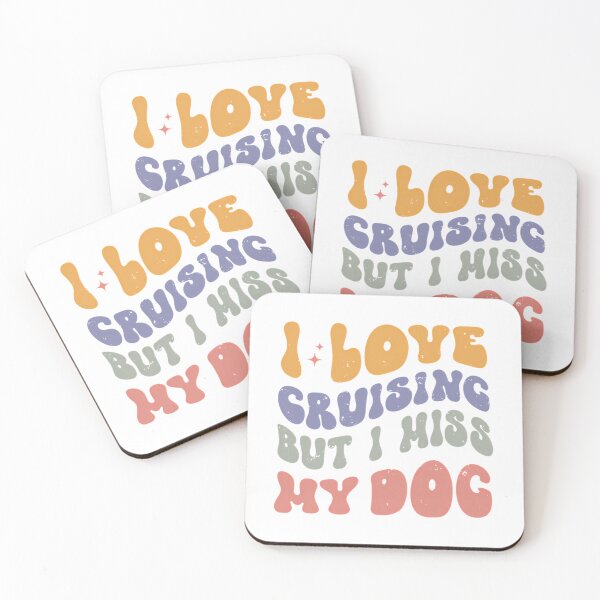 Item preview, I Love Cruising But I Miss My Dog - Retro Colorful designed and sold by radford-nakesha.