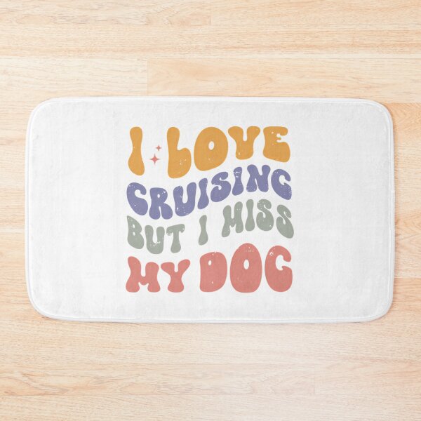Item preview, I Love Cruising But I Miss My Dog - Retro Colorful designed and sold by radford-nakesha.