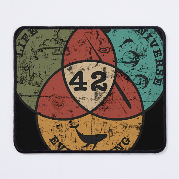 Item preview, Venn Diagram Life The Universe Everything designed and sold by wygalorebaug.