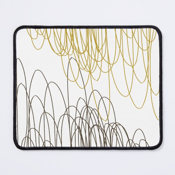 Item preview, The Encounter - Ochre and Charcoal Minimalist Graphic Art designed and sold by artdocaj.