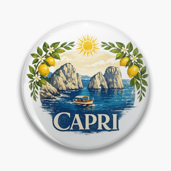 Item preview, Capri Italy – Mediterranean Island Travel Art designed and sold by ChicClicker.