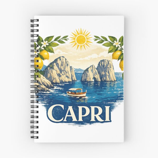 Item preview, Capri Italy – Mediterranean Island Travel Art designed and sold by ChicClicker.