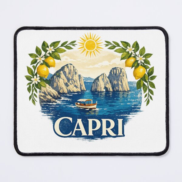 Item preview, Capri Italy – Mediterranean Island Travel Art designed and sold by ChicClicker.