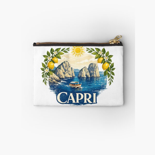 Item preview, Capri Italy – Mediterranean Island Travel Art designed and sold by ChicClicker.