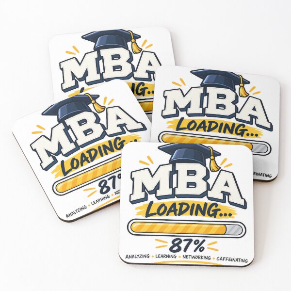 Item preview, MBA Loading 87% Funny Business School Student Graduation Gift designed and sold by 19Beauty.