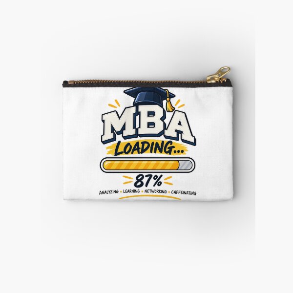 Item preview, MBA Loading 87% Funny Business School Student Graduation Gift designed and sold by 19Beauty.