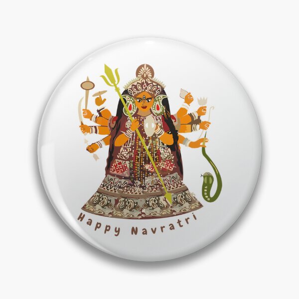 Item preview, Happy Navratri Day Sticker designed and sold by scale-sdenae.