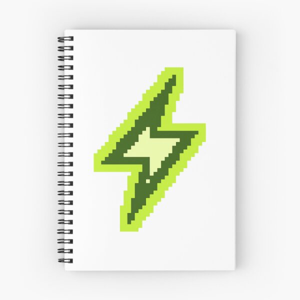 Item preview, Lime Lightning Bolt Retro 8 Bit Pixel Art Power Shock designed and sold by YourPalCujoShop.