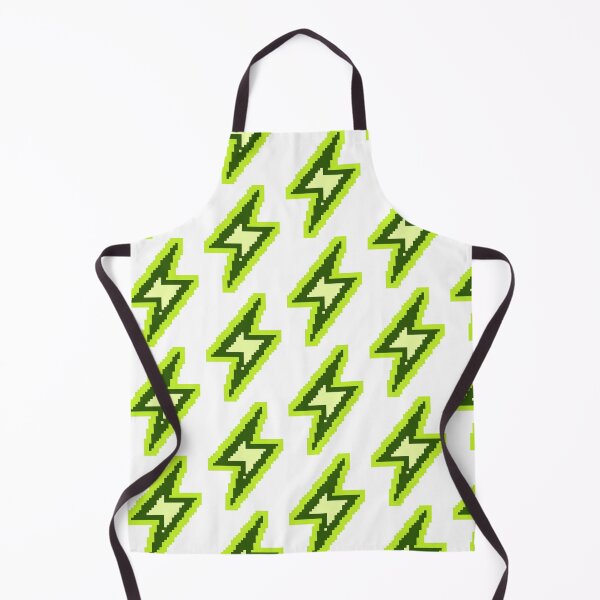 Item preview, Lime Lightning Bolt Retro 8 Bit Pixel Art Power Shock designed and sold by YourPalCujoShop.