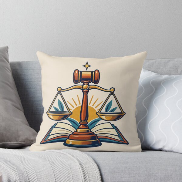 Item preview, Lawyer Gift – Retro Gavel, Scales of Justice and Law Book Design designed and sold by astersgraphics.