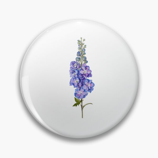 Item preview, July Birth Flower - Larkspur designed and sold by Anyahei.