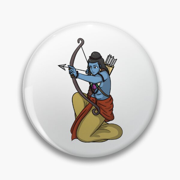 Item preview, Hindu God Lord Rama Ready To Shoot An Arrow designed and sold by scale-sdenae.