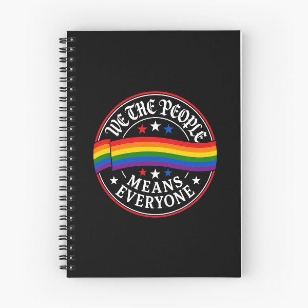 Item preview, We The People Means Everyone LGBT Flag designed and sold by Randomera.