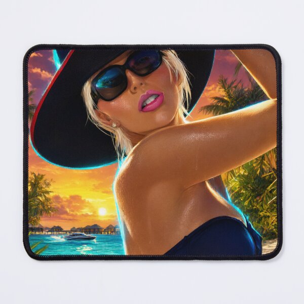 Item preview, Sunset Glamour on Tropical Beach designed and sold by kiwiartyfarty.