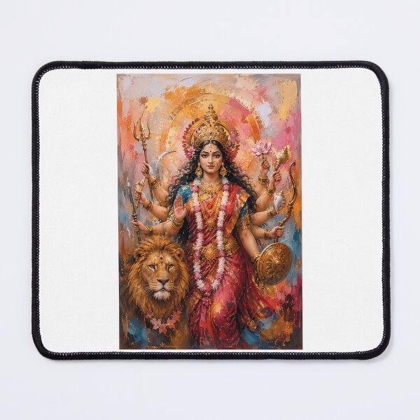 Item preview, Hindu Goddess Durga Painting designed and sold by scale-sdenae.