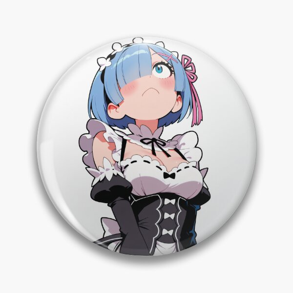 Item preview, Chibi Rem Pouting Maid Sticker designed and sold by RGB-crayon.