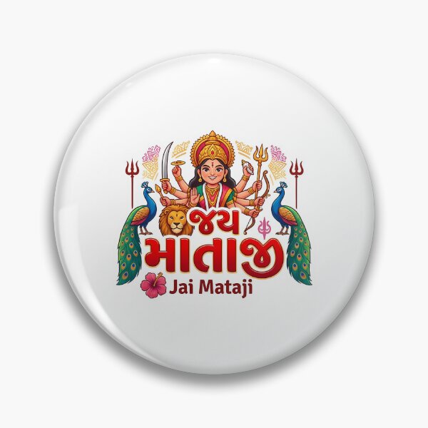 Item preview, Jai Mataji Sticker designed and sold by scale-sdenae.