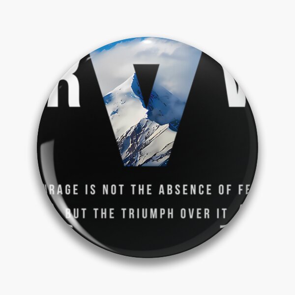 Item preview, BRAVE - Triumph Over Fear Mountain Design designed and sold by NaturePsyche.
