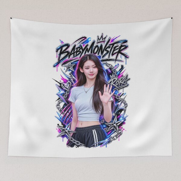 Item preview, Rora BABYMONSTER Chrome Speed Crown Graphic | Purple Track designed and sold by Valereekmerch.