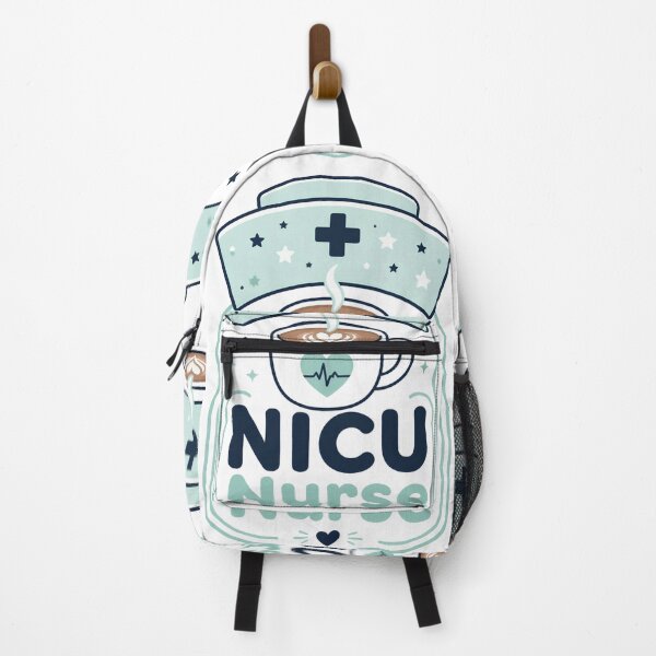 Item preview, NICU Nurse Coffee Cup Stars Badge Design designed and sold by CalmDownZone ⭐️⭐️⭐️⭐️⭐️.