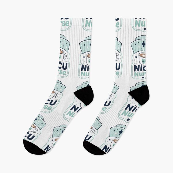 Item preview, NICU Nurse Coffee Cup Stars Badge Design designed and sold by CalmDownZone ⭐️⭐️⭐️⭐️⭐️.