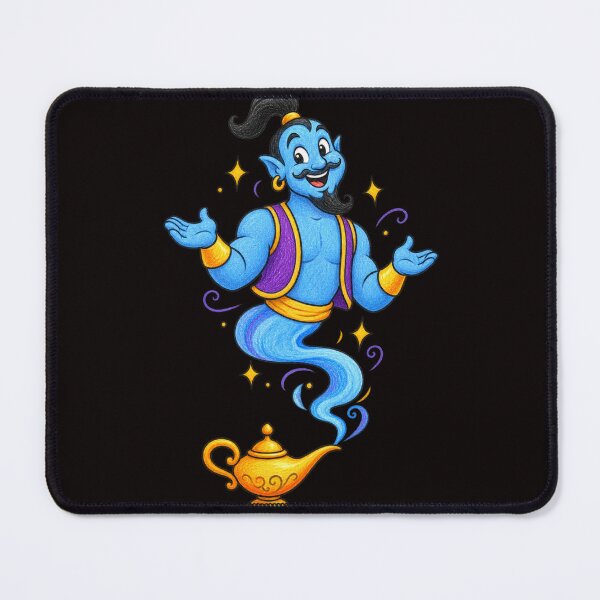 Item preview, Hand-Drawn Genie Rising from Magic Lamp ✨ designed and sold by PearlPathFinds.