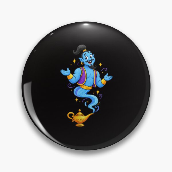 Item preview, Hand-Drawn Genie Rising from Magic Lamp ✨ designed and sold by PearlPathFinds.