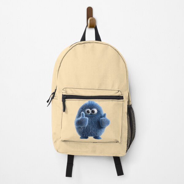Item preview, Cute Blue Furry Monster Giving Double Thumbs Up designed and sold by DoveArtDesigns.