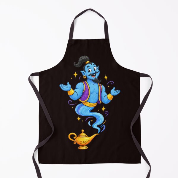 Item preview, Hand-Drawn Genie Rising from Magic Lamp ✨ designed and sold by PearlPathFinds.