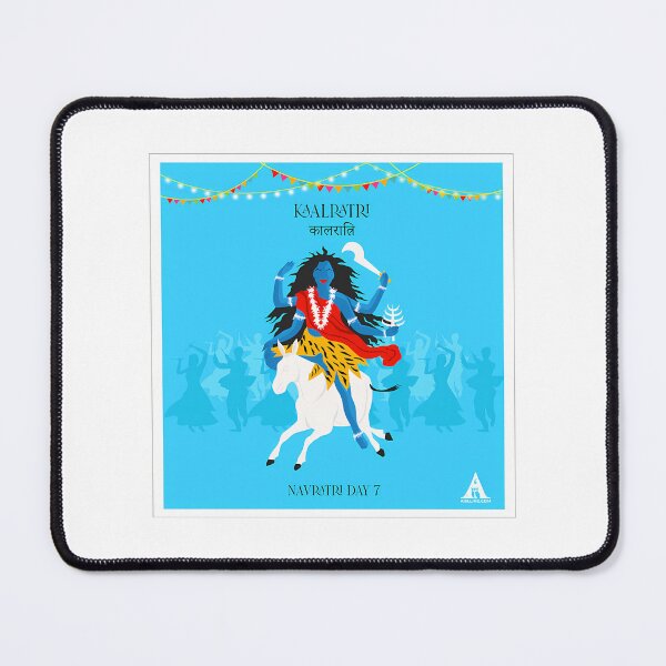 Item preview, Shubh Navratri Poster (Kalratri)- Day- 7 designed and sold by scale-sdenae.