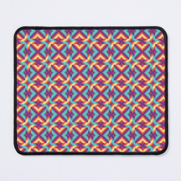 Item preview, Southwestern-Inspired Geometric Starburst Terracotta Turquoise designed and sold by whimsiqueer.