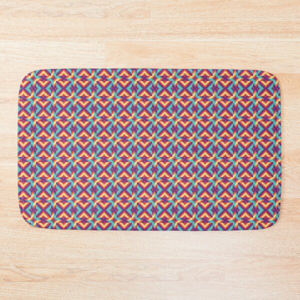 Item preview, Southwestern-Inspired Geometric Starburst Terracotta Turquoise designed and sold by whimsiqueer.
