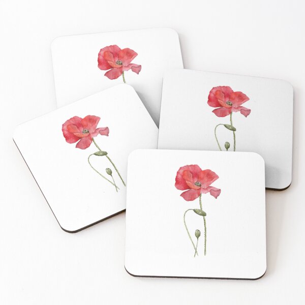 Item preview, August Birth Flower - Poppy designed and sold by Anyahei.
