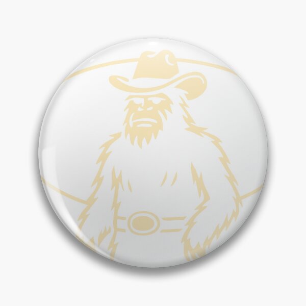 Item preview, Darn Tootin I'm Real Cowboy Bigfoot Portrait designed and sold by Stayfrostybro.