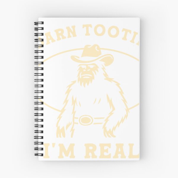 Item preview, Darn Tootin I'm Real Cowboy Bigfoot Portrait designed and sold by Stayfrostybro.