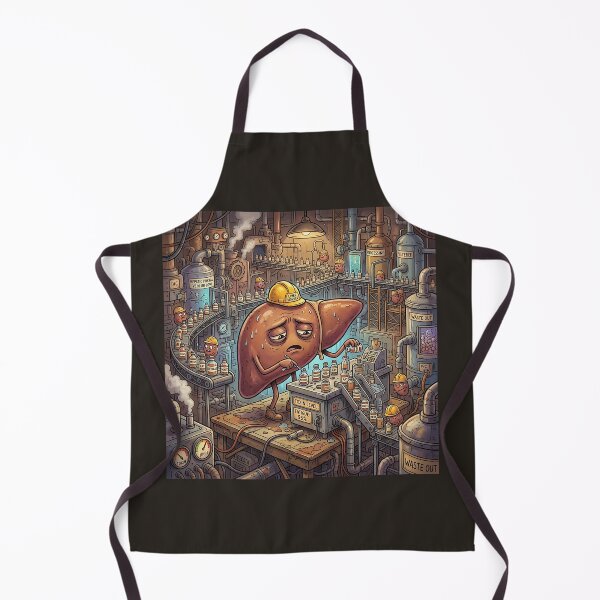 Item preview, Overworked Liver Toxin Filtration Plant Anatomy Humor designed and sold by Michaelragheb.