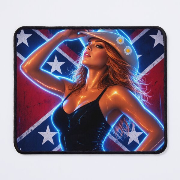 Item preview, Woman with Hat and Flag Background designed and sold by kiwiartyfarty.