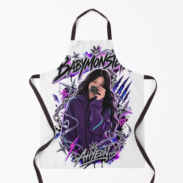 Item preview, Ahyeon BABYMONSTER Pit Stop Flag Visual | Cyber Racing Vibe designed and sold by Valereekmerch.