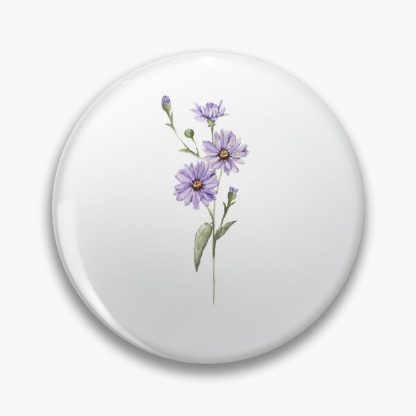 Item preview, September Birth Flower - Aster designed and sold by Anyahei.