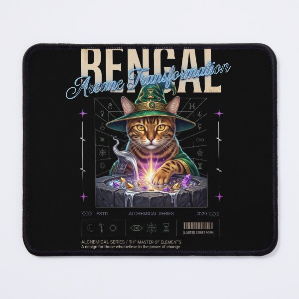 Item preview, Bengal Cat Arcane Alchemist Streetwear designed and sold by Ada’s Mystic Atelier .