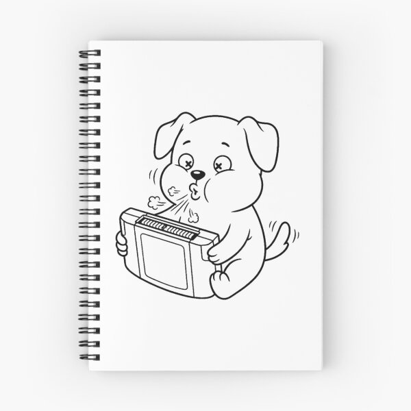 Item preview, Blowing the Game Cartridge - Funny Retro Gamer Dog designed and sold by yodaddydesigns.