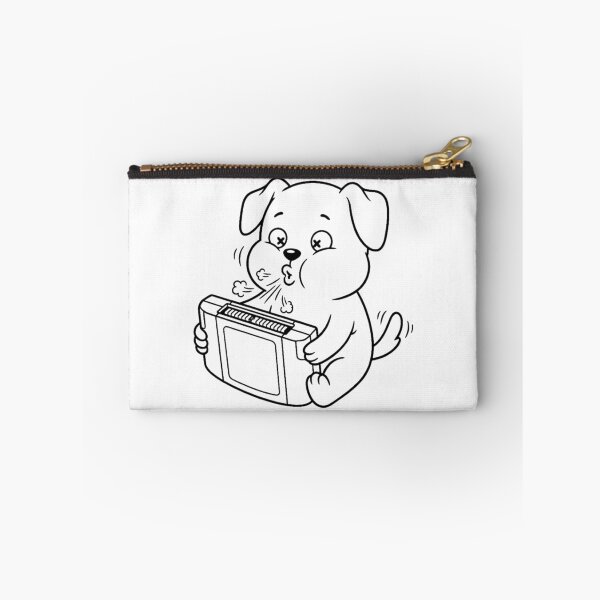 Item preview, Blowing the Game Cartridge - Funny Retro Gamer Dog designed and sold by yodaddydesigns.